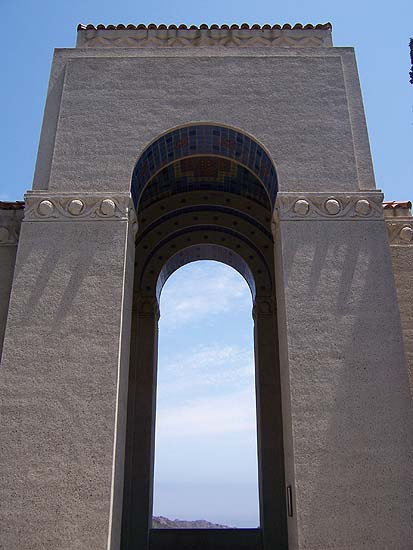 The Wrigley Memorial in the Botanical Garden.