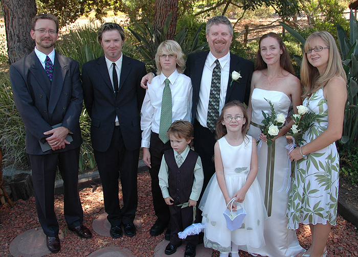 The wedding party.