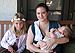 Mattea, Aunt Lizzie and baby Aaron.