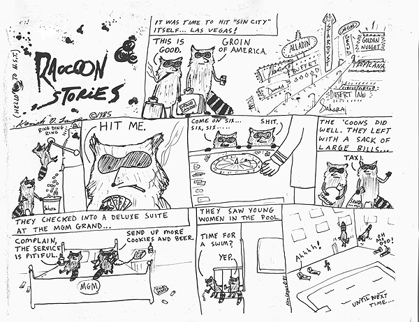 The raccoons in Vegas